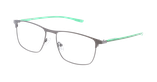 GAFAS GRADUADAS hombre MAGIC241 gun/verde - vista de frente