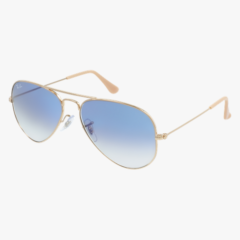 GAFAS DE SOL AVIATOR LARGE METAL dorado