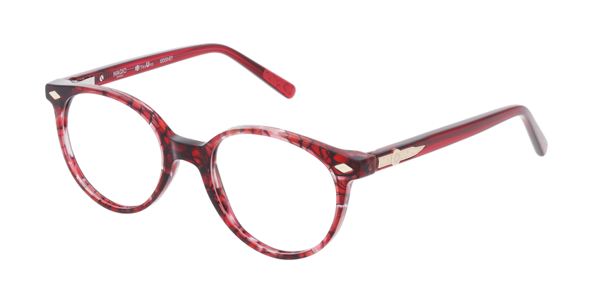 GAFAS GRADUADAS niños PRINCESS 6 rojo - vista de frente