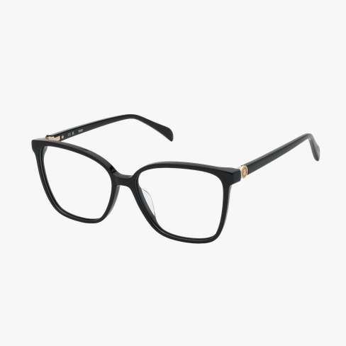 GAFAS GRADUADAS mujer VTOB97 negro brillante vista de frente