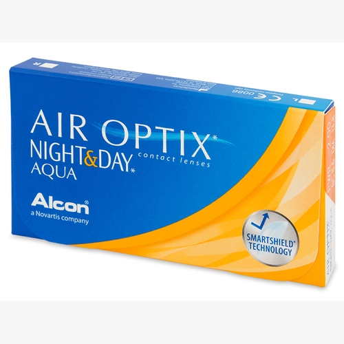 Lentillas AIR OPTIX NIGHT & DAY - 6L - vista de frente