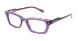 GAFAS GRADUADAS mujer CARACTERES FIL D'OR CREATIVE morado - vista de frente