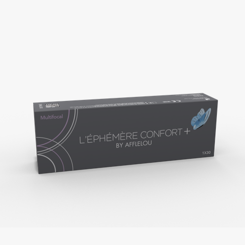 Lentillas L'ÉPHÉMÈRE CONFORT PLUS DIARIAS MULTIFOCAL 30L vista de frente