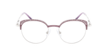 GAFAS GRADUADAS mujer MAGIC293 morado/plateado - vista de frente