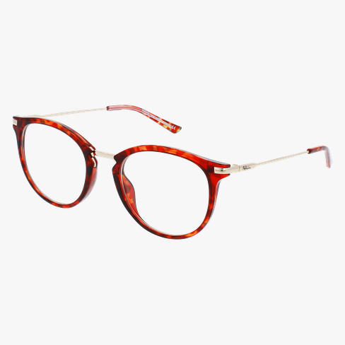 GAFAS GRADUADAS mujer NAWELL rojo/dorado