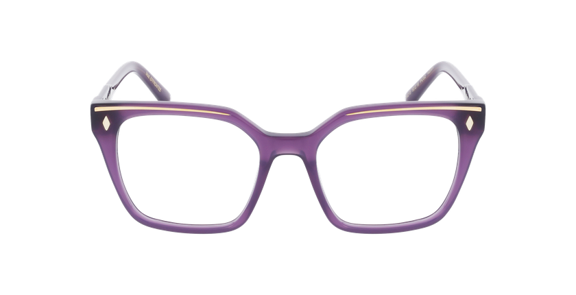 GAFAS GRADUADAS mujer CARACTERES FIL D'OR EFFRONTEE morado - vista de frente