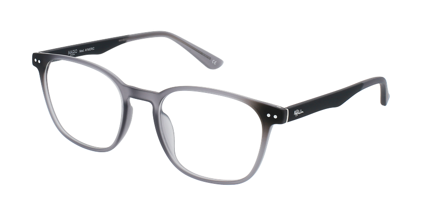 GAFAS GRADUADAS hombre AYMERIC gris/negro - vista de frente