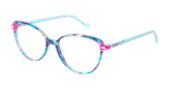 GAFAS GRADUADAS mujer MAGIC280 azul - vista de frente