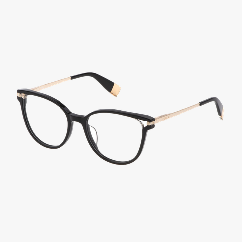 GAFAS GRADUADAS mujer VFU580 negro brillante vista de frente