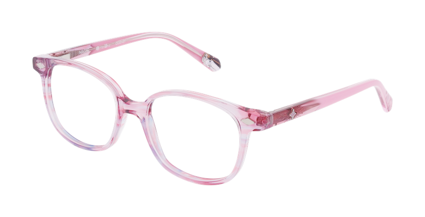 GAFAS GRADUADAS niños FROZEN 4 rosa - vista de frente