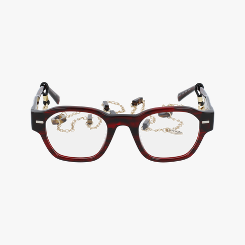 GAFAS GRADUADAS mujer AUTHENTIQUE rojo marmoleado