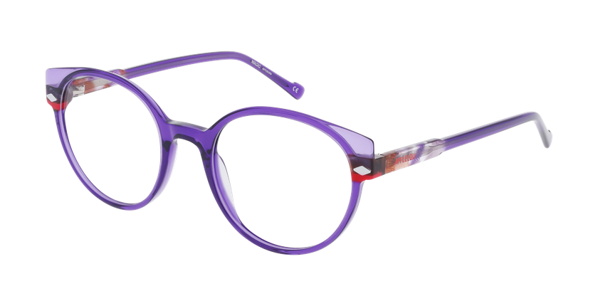 GAFAS GRADUADAS mujer MAGIC281 morado - vista de frente