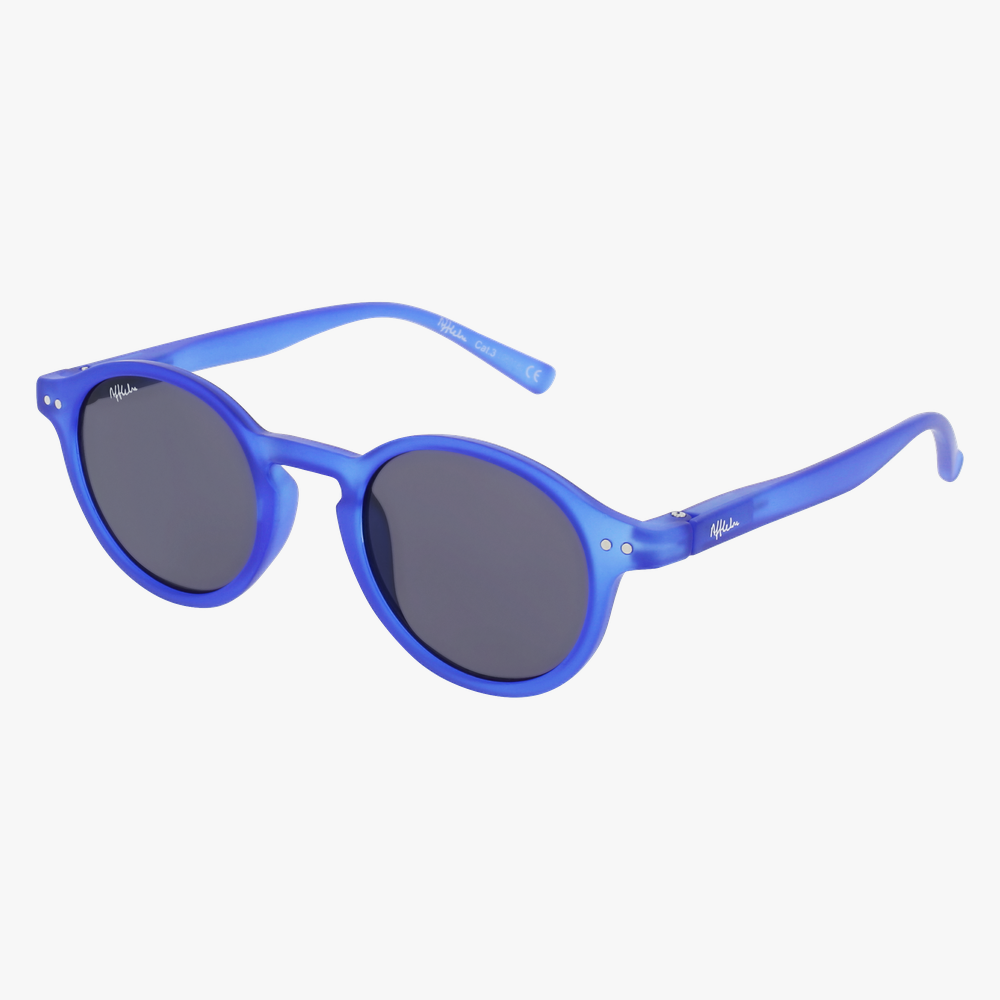 GAFAS DE SOL niños LIO azul/azul oscuro mate - vista de frente