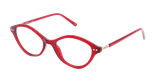 GAFAS GRADUADAS mujer MAELIE rojo - vista de frente