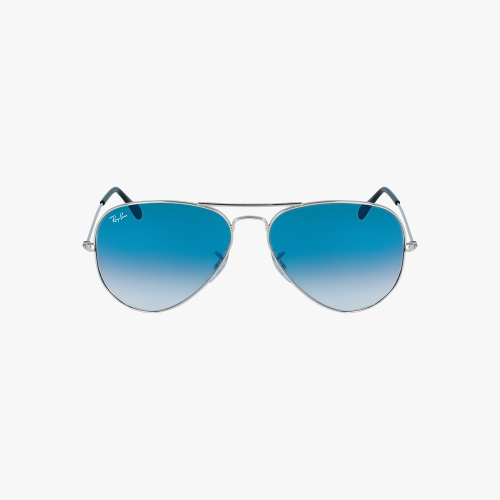 GAFAS DE SOL AVIATOR LARGE METAL plateado - vista de frente