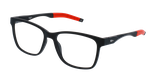 GAFAS GRADUADAS hombre MAGIC 189 negro/rojo - vista de frente