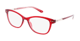 GAFAS GRADUADAS mujer ZELIE rojo - vista de frente