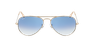 GAFAS DE SOL AVIATOR LARGE METAL dorado