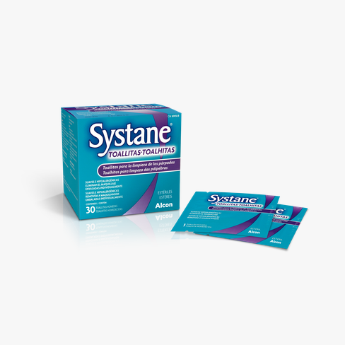 Systane Toallitas húmedas 30 ud vista de frente