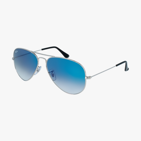 GAFAS DE SOL AVIATOR LARGE METAL plateado