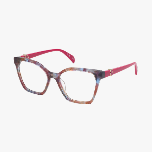 GAFAS GRADUADAS mujer VTOB71 rojo/azul vista de frente