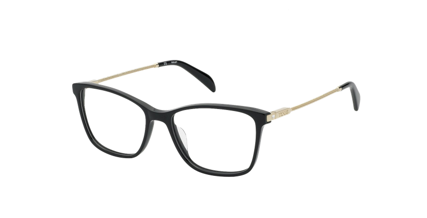 GAFAS GRADUADAS mujer TOB58S negro brillante - vista de frente