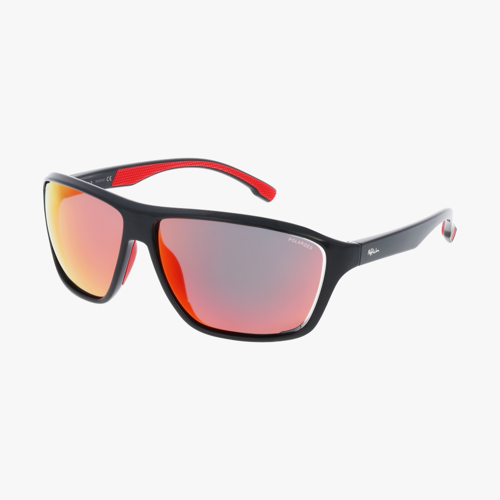 GAFAS DE SOL CLAVEL POLARIZED negro/rojo - vista de frente