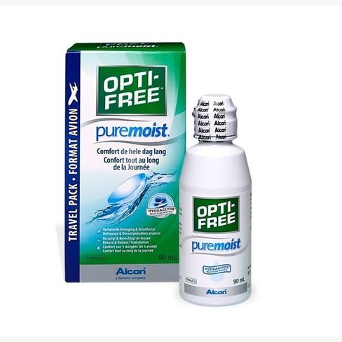 Opti-Free Puremoist 90ml vista de frente