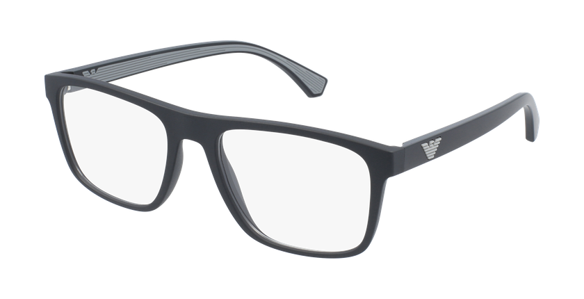 GAFAS GRADUADAS hombre EA 3159 negro/negro - vista de frente