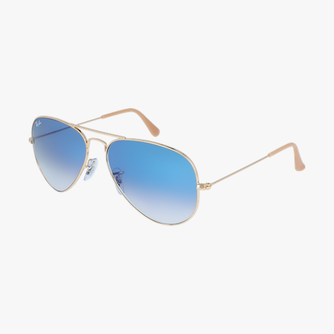 GAFAS DE SOL AVIATOR LARGE METAL dorado