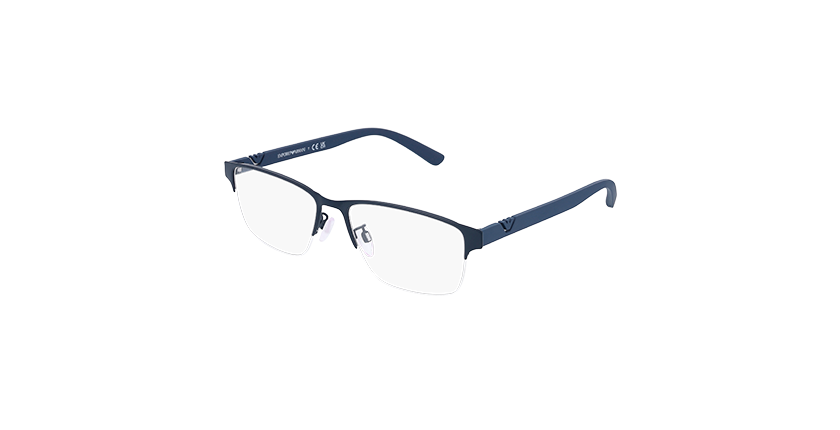 GAFAS GRADUADAS hombre 0EA1138 negro / azul mate - vista de frente