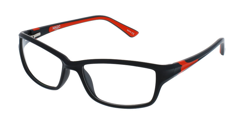 GAFAS GRADUADAS hombre MAGIC 191 negro/rojo - vista de frente