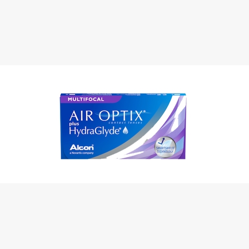 Lentillas Air Optix Hydraglyde Multifocal MENSUALES - 3L - vista de frente