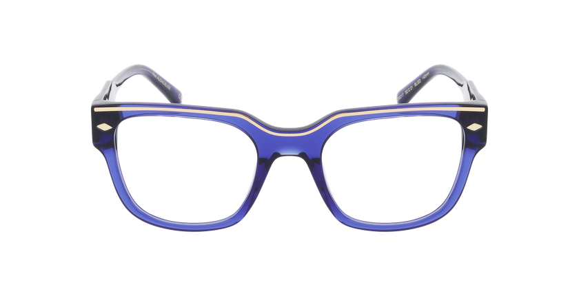 GAFAS GRADUADAS mujer CARACTERES FIL D'OR AUDACIEUSE azul - vista de frente