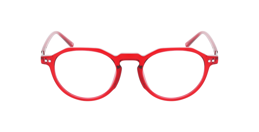 GAFAS GRADUADAS hombre CELESTIN rojo - vista de frente