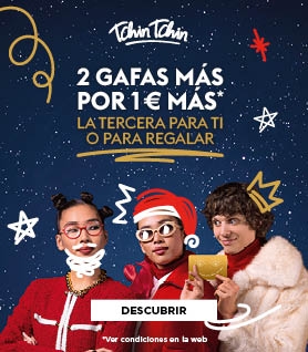 Tchin Tchin Navidad: 2 gafas más por 1€ más* para ti o para regalar