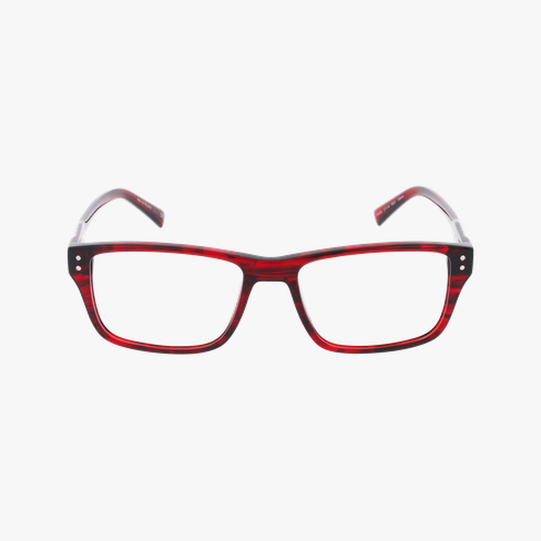 GAFAS GRADUADAS hombre CARACTÈRES ALTRUISTE rojo vista de frente