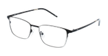 GAFAS GRADUADAS hombre MAGIC 156 plateado/negro - vista de frente