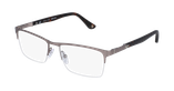 GAFAS GRADUADAS hombre VPL465 gun/negro - vue de 3/4