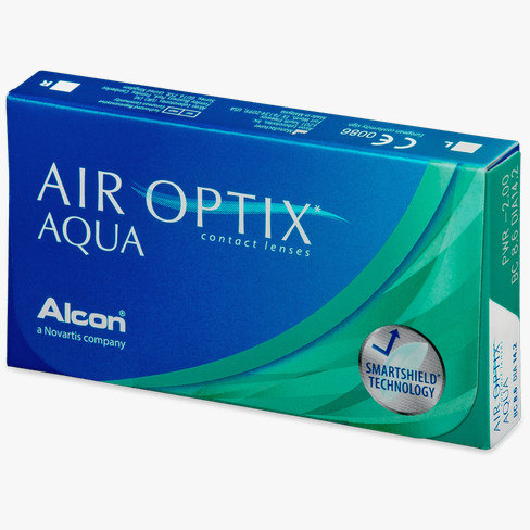 Lentillas AIR OPTIX AQUA ESFÉRICA - 3L vista de frente