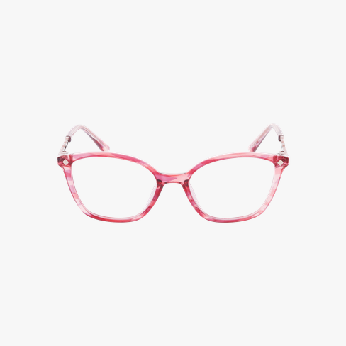 GAFAS GRADUADAS mujer MAGIC255 rosa/dorado vista de frente