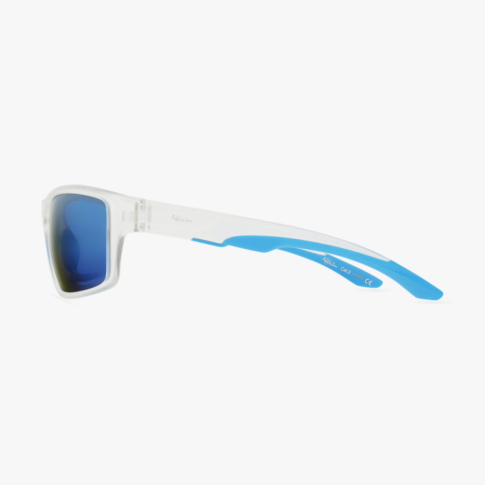 GAFAS DE SOL hombre IGOR POLARIZED blanco/azul - vista de lado