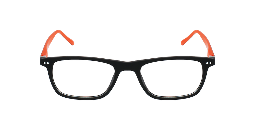 GAFAS GRADUADAS niños MIKA negro/naranja - vista de frente