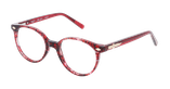 GAFAS GRADUADAS niños PRINCESS 6 rojo - vista de frente