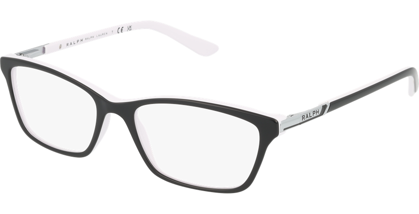 GAFAS GRADUADAS mujer 7044 negro/blanco - vista de frente