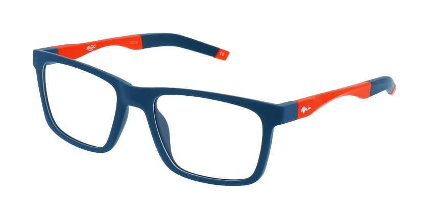 GAFAS GRADUADAS niños MAGIC 190 azul/naranja - vista de frente