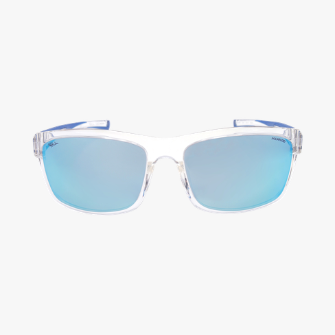 GAFAS DE SOL hombre DANE POLARIZED blanco vista de frente