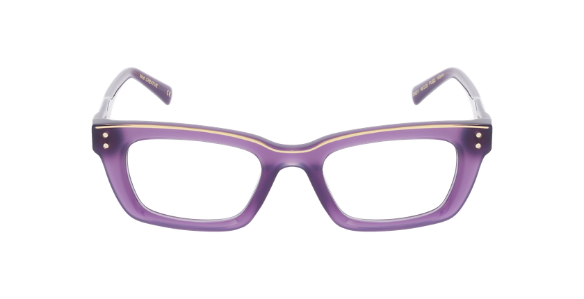 GAFAS GRADUADAS mujer CARACTERES FIL D'OR CREATIVE morado - vista de frente