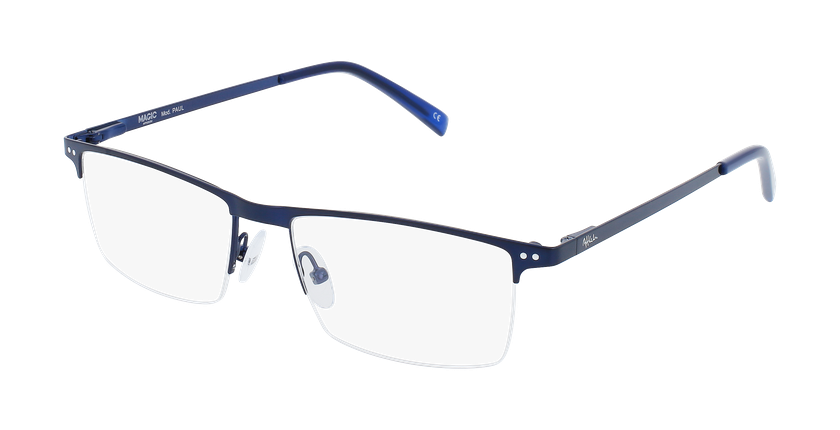 GAFAS GRADUADAS hombre PAUL azul/azul oscuro mate - vista de frente