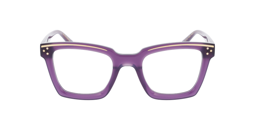 GAFAS GRADUADAS mujer CARACTERES FIL D'OR MYSTERIEUSE morado - vista de frente